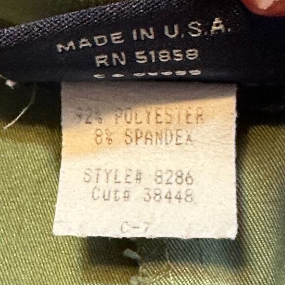 Vintage Lily's of Beverly Hills Green Shorts Plus Sz 18 Golf High Waist Pockets - Picture 9 of 9